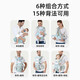 布兜妈妈婴儿背带腰凳前抱式抱娃神器多功能四季通用坐凳纯棉透气宝宝背带 星辰蓝(纯棉收纳四季款)