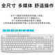 Logitech MK295 Wireless Quiet Keyboard and Mouse Set Business Office Keyboard and Mouse Set Full Size with Wireless 2.4G Receiver White