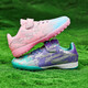 
FEELACES children's football shoes broken nails for men and women Falcon Messi student training shoes for children TF artificial grass sneakers 6195 mandarin duck pink purple broken nails 34 [socks + ball bag + protective board]