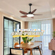 Weather Vane (FXB) Nordic Full Spectrum LED Restaurant Fan Light Wohnzimmer Schlafzimmer Home einfache modern