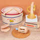 Qiyuemang Xiaoxiao Musiker Percussion Instrument Kindergarten Kindertrommel Orff Drum Babymusik Aufklärung Schlagen Spielzeug Orff Percussion Instrument Set