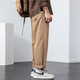 Foss Phil Pantalon décontracté pour les hommes en automne et hiver en libre tendance à la mode en plein air pantalon pantalon de coton droit américain High Street pour hommes MGSS-1098 Military Green L (recommandé 125-145jin [Jin est égal à 0,5 kg]))