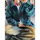 Xuanfanduo Plus Velvet verdickte langärmelige Hemd für Männer im Herbst und Winter New American Retro Trendy Hemd Vielseitige Large-Size-Jacke C9734 Red Grid M empfohlen 90-110jin [Jin gleich 0,5 kg]