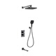 Hansgrohe hot-melt all-copper in-wall concealed shower gun gray hidden embedded pre-embedded hot and cold shower set 10 (constant temperature shower) 12 inches