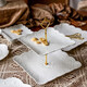 Jiayi Kitchen Decorative Dessert Table Display Rack Ornaments European Cold Dinner Tea Break Table Cake Dessert Tray Afternoon Tea Snack Rack Three-piece Set
