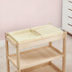 
Aseblarm Diaper Table Baby Care Table Newborn Multifunctional Foldable Removable Baby Couch Aseblarm Solid Wood Diaper Table + Care Pad