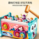 翎喏德国品质儿童玩具益智玩具1-3岁早教多功能打地鼠钓鱼敲琴9 绿【7合1】多功能六面体