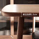 Quanpinwu dining table and chair combination home dining table small apartment simple apartment fast food rental commercial rectangular computer table walnut color 120cm wide 80CM one table and four chairs