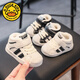 
G.DUCKKIDS baby shoes winter soft sole toddler shoes 01-2 years old girls baby cotton shoes men plus velvet thickened warm shoes plus velvet beige inner length 13.0cm size 18