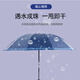 红叶雨伞反向手动折叠伞便携太阳伞遮阳男士晴雨伞大号十骨9227 黑色 10骨