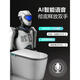 Toto Japon importé du Japon Smart Toilet entièrement automatique Flip Voice intégrée Type 854 Version standard côté gris + réservoir d'eau - Livraison au ménage blanc 250 mm