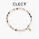 Clect double layer crystal bracelet for girlfriend ins versatile design bracelet small fresh jewelry birthday gift for girlfriend