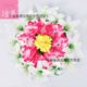 Tomb Sweeping Day wreath, simulated lily plastic flower memorial decoration, cemetery fake flower, chrysanthemum, tomb-sweeping wreath, lily wreath pink