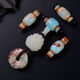 Sarara Accesorios culturales Star Moon Little Vajra Bodhi 108 Piezas Set Pulselas Budistas Baderas Cabeza cuatro sets Diysn3878 Estilo 10 [Tamaño de gran tamaño] Recomendado con 14m-15m
