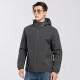 Woodpecker (TUCANO) plus velvet integrated jacket for women and men single-layer outdoor autumn and winter mountaineering jacket jacket warm soft shell windbreaker 9930A dark gray-men [solid color] L