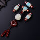 Sarara Accesorios culturales Star Moon Little Vajra Bodhi 108 Piezas Set Pulselas Budistas Baderas Cabeza cuatro sets Diysn3878 Estilo 10 [Tamaño de gran tamaño] Recomendado con 14m-15m