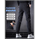 Fifanwo [zwei Paare] Sommerdünne Casual Jeans für die neue Herrenhose für Männer dehnen schlank kleine geradlinige koreanische Hosen 653 Schwarz + Grau 33 [(2 Fuß 6) Gewicht 145-155Jin [Jin entspricht 0,5 kg]]