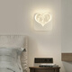 First Dream Bedside Bedside Wall Light Simple Simple Modern Creative 2024 New Ins Fashion Aisle Corridor Light DX826-Pink + Ginkgo Leaf + 10W Cambio de luz de tres colores (sin control remoto)