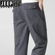 Jeep Spirit Summer Work Hosen für Männer Neue Style Multipocket Mountain Sports Straight Casual Long Hosen für Männer 9902 Dunkelgrau L [120-140jin [Jin gleich 0,5 kg]]]