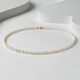 Queen of Pearls 14K Gold Freshwater Pearl Necklace Female Highlight 4-5mm Pearl Clavicle Chain