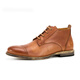 Kawazukiyou Style britannique Martin Boots Men's Summer Breatch et confortable Couper en cuir moyen Couche Cow Hide