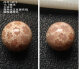 雪聪一物一图14毫米精品圆珠珊瑚玉散珠大花果冻黑冰DIY手串项链多宝 序号14053
