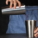 Wilkie Boston shaker 304 stainless steel bartender mixing cup shaker cup bartending tool shaker hand shaker with bottom Boston - silver