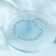 Saturday Fu PT950 platinum bracelet for women, simple and fresh star beaded bracelet 3.55g