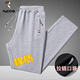 Woodpecker (TUCANO) pure cotton casual pants men's spring, autumn and winter new trousers youth versatile plus velvet casual running pants men's black spring and autumn style-foot binding 2XL (130Jin Jin is equal to 0.5kg -150Jin Jin is equal to 0.5kg)