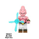F Fangcheng Forange Bloque de construcción China Serie de animación Dragon Ball Vegeta Sun Wukong Broly Bloque de construcción enchufado Figura Modelo de juguete WM2679 Wugita Bag Figura Altura de aproximadamente 4.5 cm