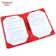 
Bailiwen A4 business contract book signing ceremony This contract folder Business imitation leather manager folder Meeting record board folder Contract folder folder Information folder BL3893 A4 business contract book (red)-BL3893
