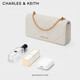 CHARLES/KEITH Diamond Chain Small Square Wallet Bag Women's Bag Birthday Gifts Gifts to Girlfriend CK6-10680924