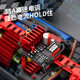 SODEEP children's toys boys rc remote control car tank sensing can launch off-road stunt deformation racing birthday gift high speed drift car/brushless motor-red