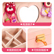 Dimanqi Kinderschmuck Geschenkbox Set für Mädchen Geburtstag Geschenk Prinzessin Schmuck Haarzubehör Aufbewahrungsbox Erdbeerstil 156 Stück Set Set