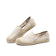 Skechers Damenschuhe Herbst Fischerschuhe Single Schuhe neue chinesische Spitze flache Schuhe flacher Mund Ein-Fuß-Pendelschuhe 113025