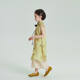 Pudding Haru Girls 'Kleid Kinderrock neuer chinesischer Stil Cheongsam Zweiteiler Sommeranzug 2025 Neuer chinesischer Stilanzug