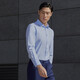 Youngor shirt men's spring and autumn cotton DP no ironing mouth loan solid color business long-sleeved shirt easy care long-sleeved shirt light blue VLDP170011IFA 41