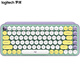 Logitech Fashion Series POP KEYS Bubble Wireless Mechanical Keyboard Office Keyboard Bluetooth Keyboard 85-Key TTC Axis Custom Emoticon Keyboard-Purple