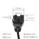 Puerbang is suitable for German ENSSU Yingshu baby hair clipper charger electric push and electric scissor replacement tool head ES521A ES999J ceramic tool head accessories white square circumferential single-line ES826 ES840 ES900