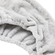 NITORI Yideli Home Furnishing Antibacterial Dry Hair Cap Flannel Face Wash Hair Tie Light Gray