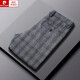 Pier Cardin Houndstooth Summer delgado Pantalones casuales de hombres rectos
