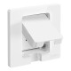 Bull (BULL) embedded socket hidden three- or five-hole socket depth adjustable air conditioner refrigerator invisible embedded socket [hidden five-hole 10A socket] white