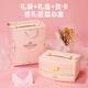 迪漫奇儿童玩具首饰礼盒女孩生日礼物DIY串珠手工创意饰品公主过家家梳妆打扮发饰发夹戒指发圈收纳盒3-10岁