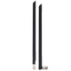 915MHz rubber rod omnidirectional antenna LORA Internet of Things 902-928MHz graph transmission RFID radio routing 2dBi N male (19.5cm) bendable 0m