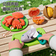 Bailleson Children's Pumpkin Cut Le 20 pièces de la première éducation du joueur de la maison de saut de simulation et de légumes Coup Fruits pour garçons et filles