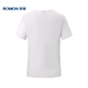 
ROMON short-sleeved T-shirt for men summer casual short-sleeved men ice silk base shirt T-shirt for men LM688 white M
