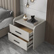 Gupujia solid wood bedside table bedroom small apartment simple modern bedside cabinet small storage cabinet storage locker light gray