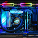ASUS AMD Ryzen R7 7800X3D host ASUS rog family bucket 5070/5080 graphics card rendering desktop CSGO e-sports game assembly machine computer host R7 7800X3D+RTX5060TI configuration two