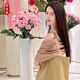 
Brocade floor thin cashmere scarf for women skin-friendly and comfortable fashion gift shawl solid color simple and versatile scarf gift box