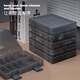 Jimmy Home household consumables storage box transparent easy-to-take compartment storage box JM-HT100